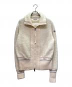 MONCLERモンクレール）の古着「ダウン切替 ボアジャケット」｜ベージュ