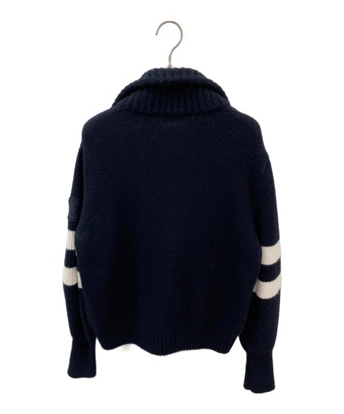 MONCLER（モンクレール）MONCLER (モンクレール) ダウン切替ジップカーディガン ブラック サイズ:Mの古着・服飾アイテム