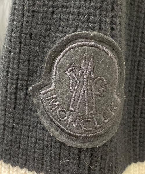 MONCLER（モンクレール）MONCLER (モンクレール) ダウン切替ジップカーディガン ブラック サイズ:Mの古着・服飾アイテム