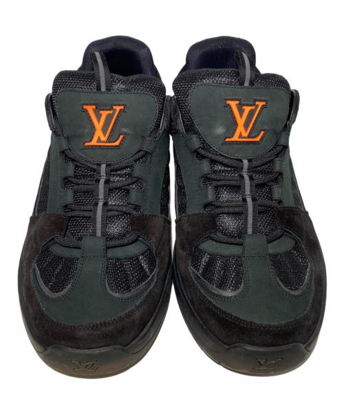 LOUIS VUITTON（ルイ ヴィトン）LOUIS VUITTON (ルイ ヴィトン) アビューラインスニーカー ブラック サイズ:7 1/2の古着・服飾アイテム