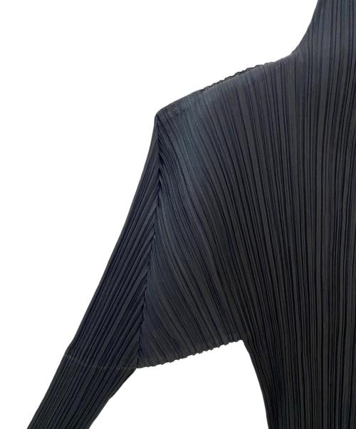 PLEATS PLEASE（プリーツプリーズ）PLEATS PLEASE (プリーツプリーズ) プリーツカットソー ブラック サイズ:3の古着・服飾アイテム