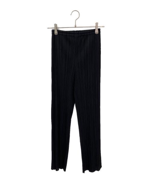 PLEATS PLEASE（プリーツプリーズ）PLEATS PLEASE (プリーツプリーズ) プリーツパンツ ブラック サイズ:3の古着・服飾アイテム