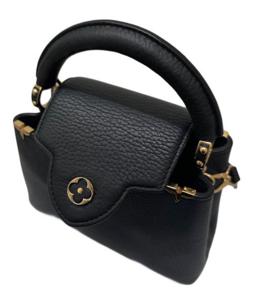 LOUIS VUITTON（ルイ ヴィトン）LOUIS VUITTON (ルイ ヴィトン) カプシーヌ ミニ M56669 ブラック サイズ:ミニの古着・服飾アイテム