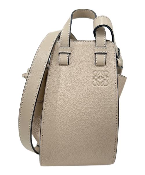 LOEWE（ロエベ）LOEWE (ロエベ) ハンモックミニ/ショルダーバッグ/ハンドバッグ グレージュ サイズ:ミニの古着・服飾アイテム