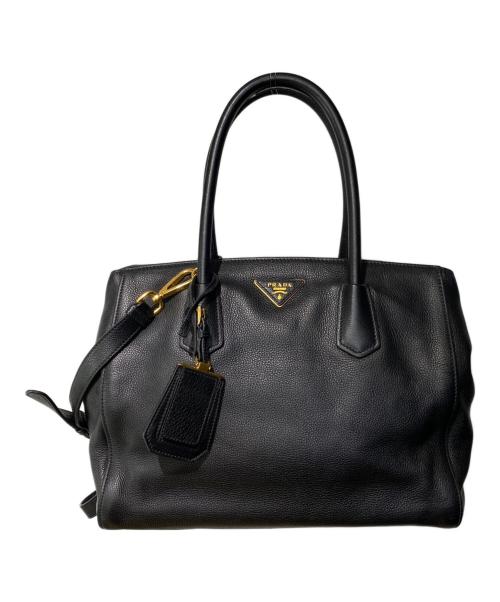 PRADA（プラダ）PRADA (プラダ) 2WAYショルダーバッグ ブラックの古着・服飾アイテム