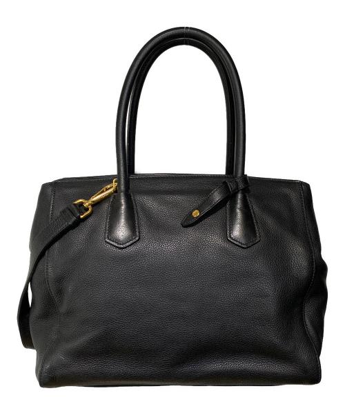 PRADA（プラダ）PRADA (プラダ) 2WAYショルダーバッグ ブラックの古着・服飾アイテム