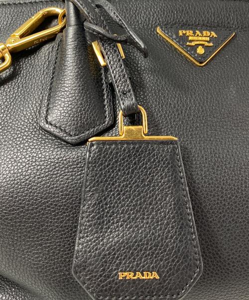 PRADA（プラダ）PRADA (プラダ) 2WAYショルダーバッグ ブラックの古着・服飾アイテム