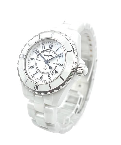 CHANEL（シャネル）CHANEL (シャネル) J12 ジェイ トゥエルブ H0968 白文字盤 33mm 白文字盤 サイズ:33mm/15cmの古着・服飾アイテム