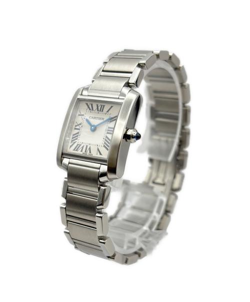 Cartier（カルティエ）Cartier (カルティエ) Tank Francaise SM タンクフランセーズ SM Ref.W51008Q3 アイボリー文字盤 サイズ:SM/スモール/16.5cm/20.0mm×25.0mmの古着・服飾アイテム