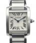 Cartier（カルティエ）の古着「Tank Francaise SM タンクフランセーズ SM Ref.W51008Q3」｜アイボリー文字盤