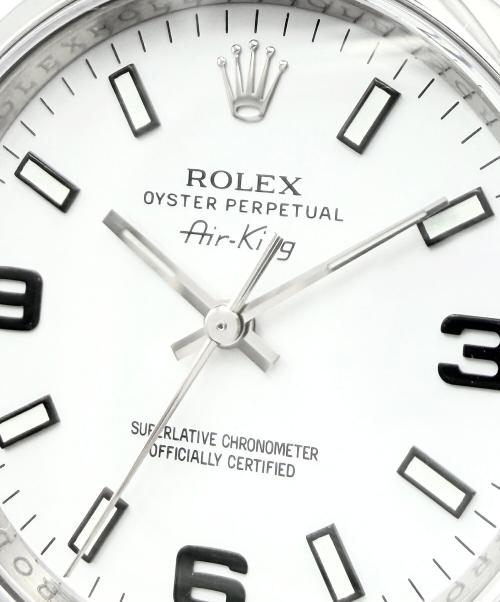 ROLEX（ロレックス）ROLEX (ロレックス) AIR-KING 34 エアキング 34mm Ref.114200 白文字盤 サイズ:34mm/18cmの古着・服飾アイテム