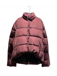 BALENCIAGA（バレンシアガ）の古着「ダウンジャケット/ダウン/ロゴダウンジャケット/556240 TYD36」｜ワインレッド
