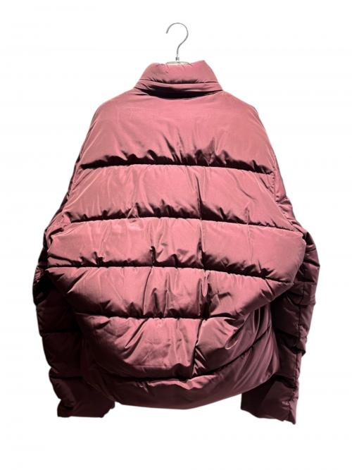 BALENCIAGA（バレンシアガ）BALENCIAGA (バレンシアガ) ダウンジャケット/ダウン/ロゴダウンジャケット/556240 TYD36 ワインレッド サイズ:46の古着・服飾アイテム