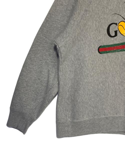 GUCCI（グッチ）GUCCI (グッチ) DISNEY (ディズニー) ミッキーロゴパーカー グレー サイズ:Lの古着・服飾アイテム