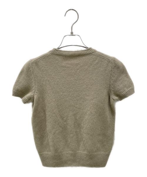 Christian Dior（クリスチャン ディオール）Christian Dior (クリスチャン ディオール) ロゴカシミヤニット カーキ サイズ:38の古着・服飾アイテム