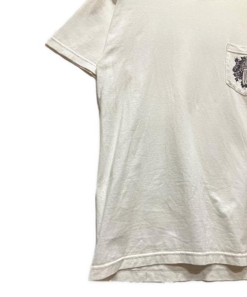 CHROME HEARTS（クロムハーツ）CHROME HEARTS (クロムハーツ) 90's VINTAGE DAGGER ポケット カットソー ホワイト サイズ:Lの古着・服飾アイテム