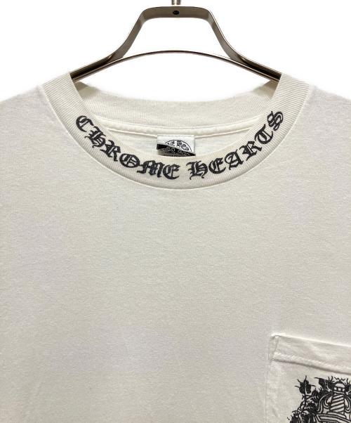 CHROME HEARTS（クロムハーツ）CHROME HEARTS (クロムハーツ) 90's VINTAGE DAGGER ポケット カットソー ホワイト サイズ:Lの古着・服飾アイテム