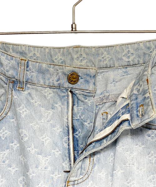 LOUIS VUITTON（ルイ ヴィトン）LOUIS VUITTON (ルイ ヴィトン) 21AW×NBA Flared Denim Pants/NBAモノグラムフレアデニムパンツ サイズ:Lの古着・服飾アイテム