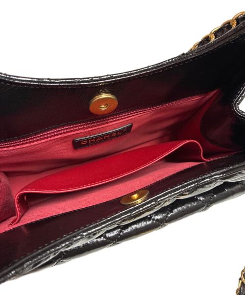 CHANEL（シャネル）CHANEL (シャネル) ホーボーショルダーバッグ ブラックの古着・服飾アイテム