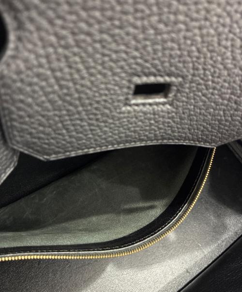 HERMES（エルメス）HERMES (エルメス) バーキン40/ゴールド金具/ブラック/フィヨルド/□E刻印 ブラック サイズ:40の古着・服飾アイテム