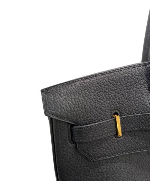 HERMES（エルメス）HERMES (エルメス) バーキン40/ゴールド金具/ブラック/フィヨルド/□E刻印 ブラック サイズ:40の古着・服飾アイテム