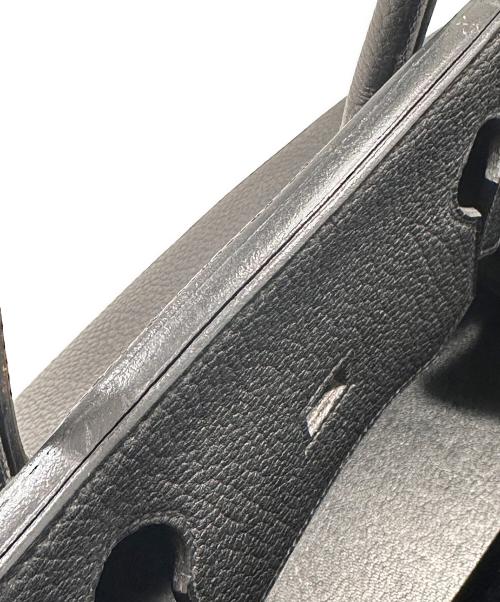 HERMES（エルメス）HERMES (エルメス) バーキン40/ゴールド金具/ブラック/フィヨルド/□E刻印 ブラック サイズ:40の古着・服飾アイテム