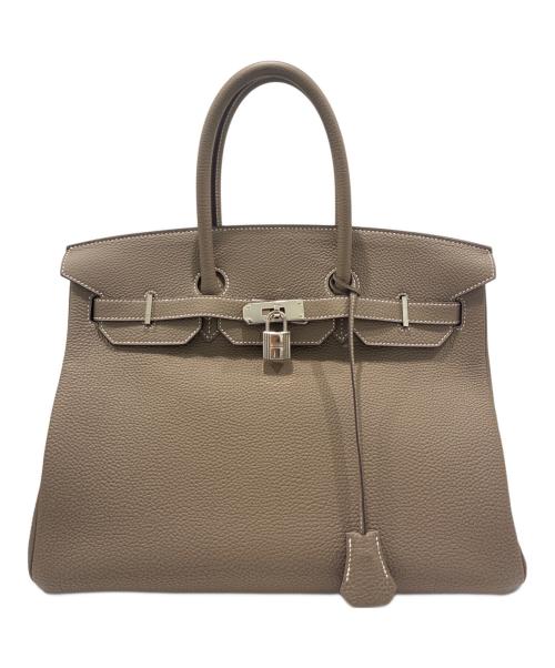 HERMES（エルメス）HERMES (エルメス) バーキン35/シルバー金具/トゴ/Y刻印/エトゥープ エトゥープ サイズ:35の古着・服飾アイテム