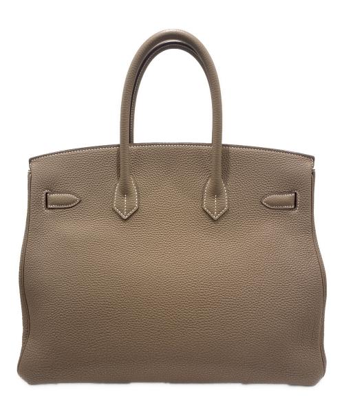 HERMES（エルメス）HERMES (エルメス) バーキン35/シルバー金具/トゴ/Y刻印/エトゥープ エトゥープ サイズ:35の古着・服飾アイテム