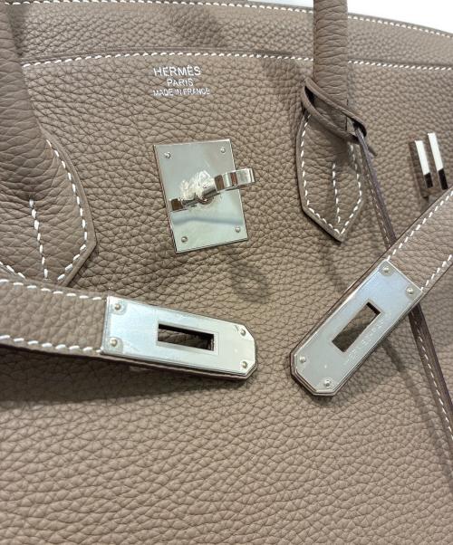 HERMES（エルメス）HERMES (エルメス) バーキン35/シルバー金具/トゴ/Y刻印/エトゥープ エトゥープ サイズ:35の古着・服飾アイテム