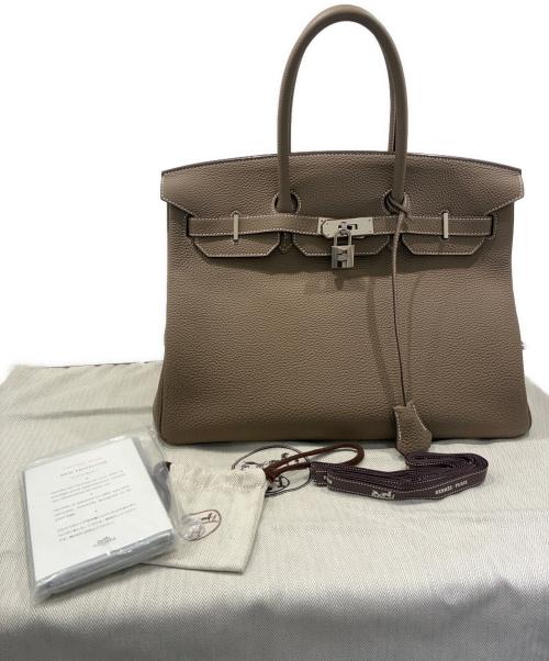 HERMES（エルメス）HERMES (エルメス) バーキン35/シルバー金具/トゴ/Y刻印/エトゥープ エトゥープ サイズ:35の古着・服飾アイテム