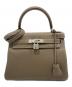 HERMES（エルメス）の古着「ケリー28/内縫い/シルバー金具/トリヨンクレマンス/B:2023年」｜エトゥープ