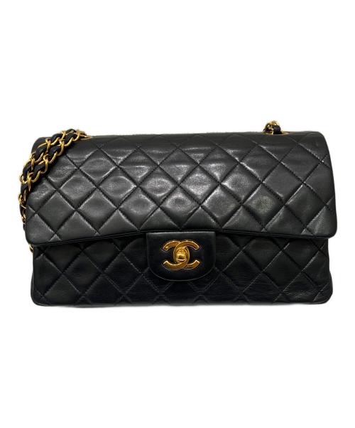 CHANEL（シャネル）CHANEL (シャネル) マトラッセ 25 Ｗフラップチェーンショルダーバッグ ブラック サイズ:25の古着・服飾アイテム
