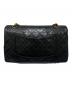 CHANEL (シャネル) マトラッセ 25 Ｗフラップチェーンショルダーバッグ ブラック サイズ:25：610000円
