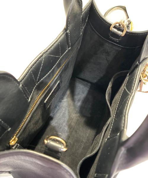 Christian Dior（クリスチャン ディオール）Christian Dior (クリスチャン ディオール) ブックトート　スモール　マクロカナージュ ブラック サイズ:スモールの古着・服飾アイテム