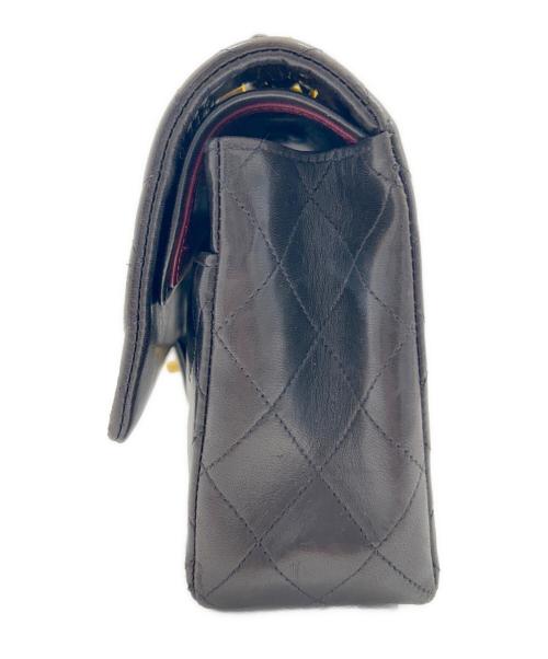 CHANEL（シャネル）CHANEL (シャネル) Classic Matelassé Bag マトラッセ25 Ｗフラップチェーンショルダーバッグ  ブラックの古着・服飾アイテム