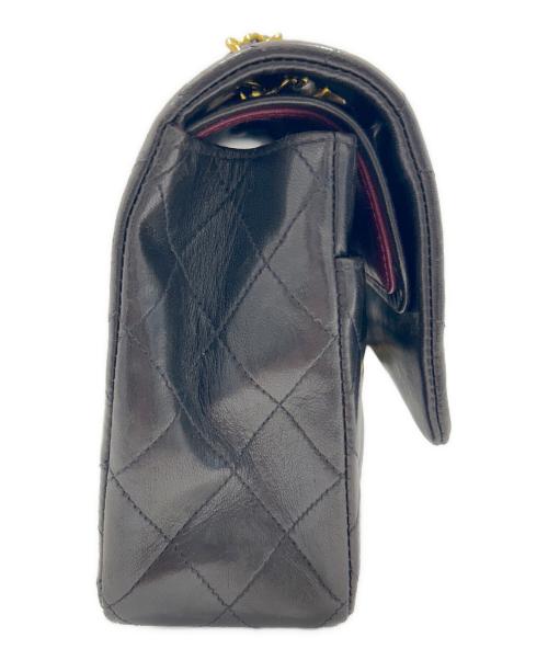 CHANEL（シャネル）CHANEL (シャネル) Classic Matelassé Bag マトラッセ25 Ｗフラップチェーンショルダーバッグ  ブラックの古着・服飾アイテム