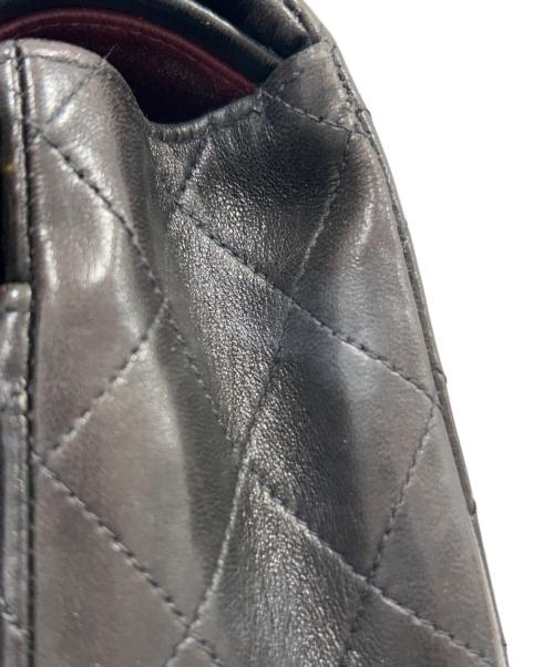 CHANEL（シャネル）CHANEL (シャネル) Classic Matelassé Bag マトラッセ25 Ｗフラップチェーンショルダーバッグ  ブラックの古着・服飾アイテム