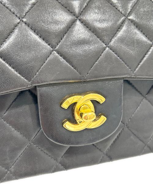 CHANEL（シャネル）CHANEL (シャネル) Classic Matelassé Bag マトラッセ25 Ｗフラップチェーンショルダーバッグ  ブラックの古着・服飾アイテム
