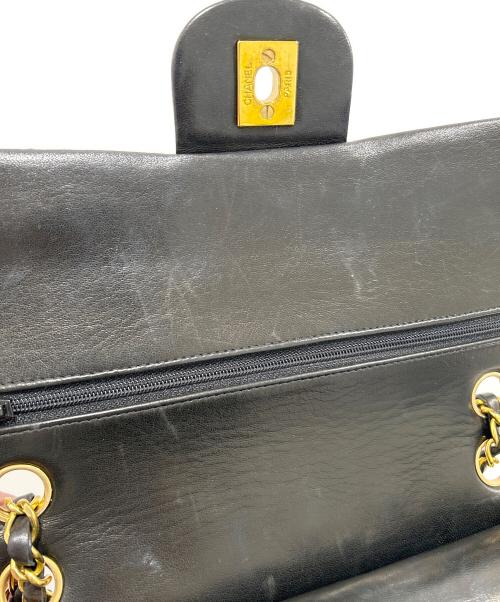 CHANEL（シャネル）CHANEL (シャネル) Classic Matelassé Bag マトラッセ25 Ｗフラップチェーンショルダーバッグ  ブラックの古着・服飾アイテム