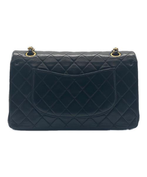CHANEL（シャネル）CHANEL (シャネル) マトラッセ25/Wフラップチェーンショルダーバッグ ブラック サイズ:25の古着・服飾アイテム