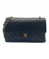 CHANEL（シャネル）の古着「マトラッセ25/Wフラップチェーンショルダーバッグ」｜ブラック