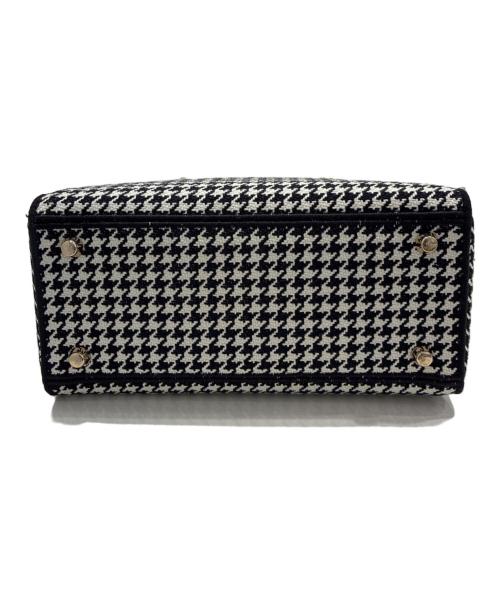 Christian Dior（クリスチャン ディオール）Christian Dior (クリスチャン ディオール) レディディオール ブラック×ホワイト サイズ:ミディアムの古着・服飾アイテム