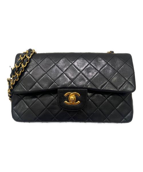 CHANEL（シャネル）CHANEL (シャネル) マトラッセ23Wフラップチェーンショルダーバッグ ブラック サイズ:23の古着・服飾アイテム