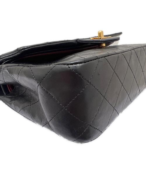 CHANEL（シャネル）CHANEL (シャネル) マトラッセ23Wフラップチェーンショルダーバッグ ブラック サイズ:23の古着・服飾アイテム