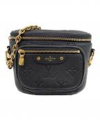 LOUIS VUITTONルイ ヴィトン）の古着「モノグラム・アンプラント ミニバムバッグ」｜ブラック