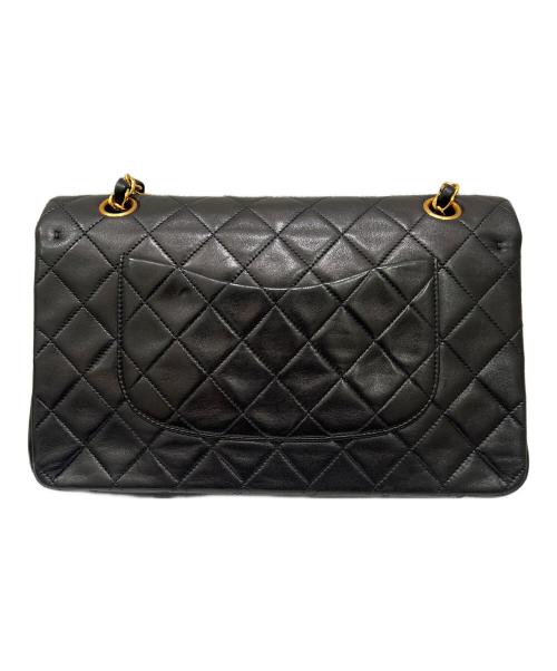 CHANEL（シャネル）CHANEL (シャネル) マトラッセ25Wフラップチェーンショルダーバッグ ブラック サイズ:25の古着・服飾アイテム