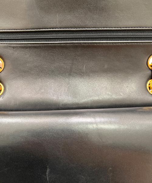 CHANEL（シャネル）CHANEL (シャネル) マトラッセ25Wフラップチェーンショルダーバッグ ブラック サイズ:25の古着・服飾アイテム