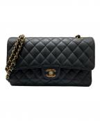 CHANELシャネル）の古着「Wフラップマトラッセ」｜ブラック