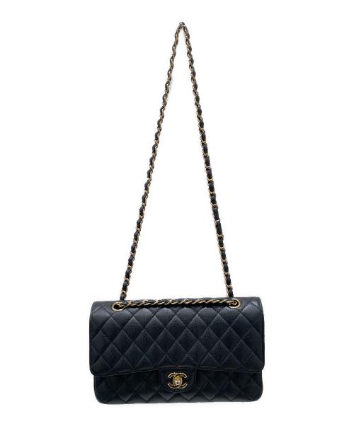 CHANEL（シャネル）CHANEL (シャネル) Wフラップマトラッセ ブラック サイズ:25の古着・服飾アイテム