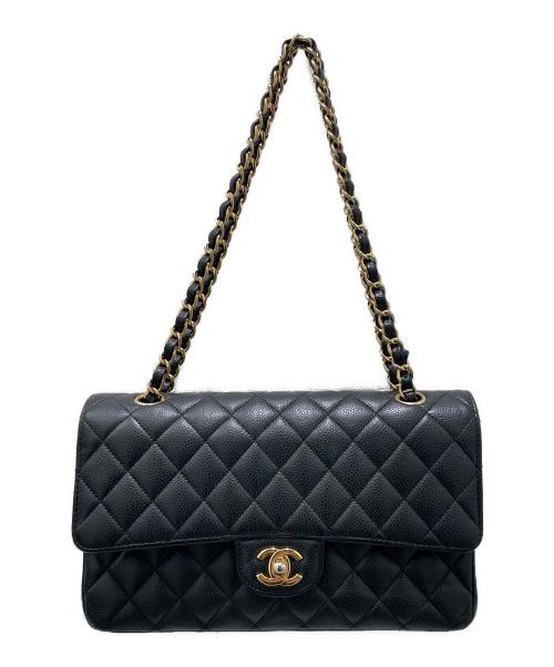 CHANEL（シャネル）CHANEL (シャネル) Wフラップマトラッセ ブラック サイズ:25の古着・服飾アイテム